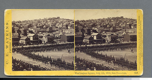 #321 - Washington Square, July 4th, 1862, San Francisco