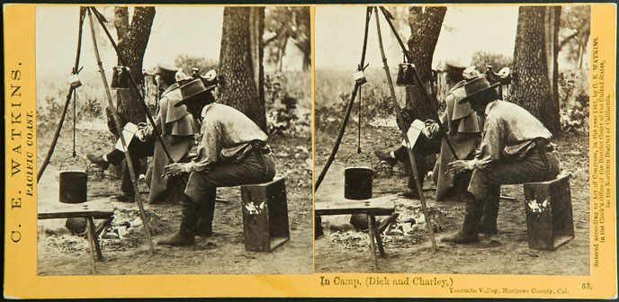 Watkins #63 - In Camp, (Dick and Charley)
