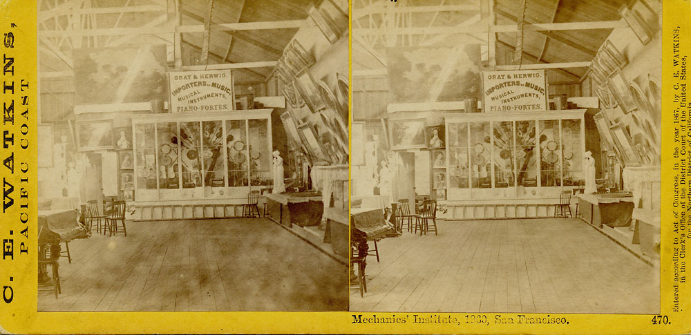 Watkins #470 - Mechanics' Institute, 1860, San Francisco.