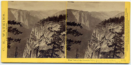 #1133 - First view of the Yosemite Valley, from the Mariposa Trail