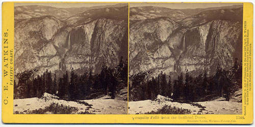 #1144 - Yosemite Falls, from the Sentinel Dome