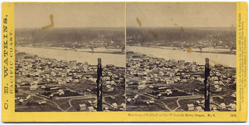#1205 - Panorama of Portland and the Willamette River, Oregon #5