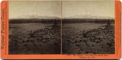 #1542 - Mt. Shasta, view from the North East, Siskiyou Co., Cal