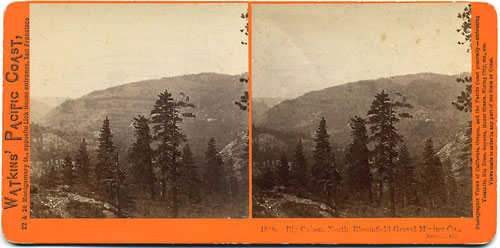 #1810 - Big Cañon, North Bloomfield Gravel Mining Co., Nevada Co.