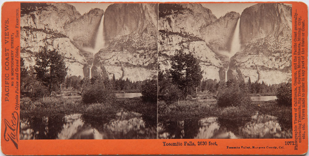 #1071 - Yosemite Falls, 2630 feet, Yosemite Valley, Mariposa County, Cal.