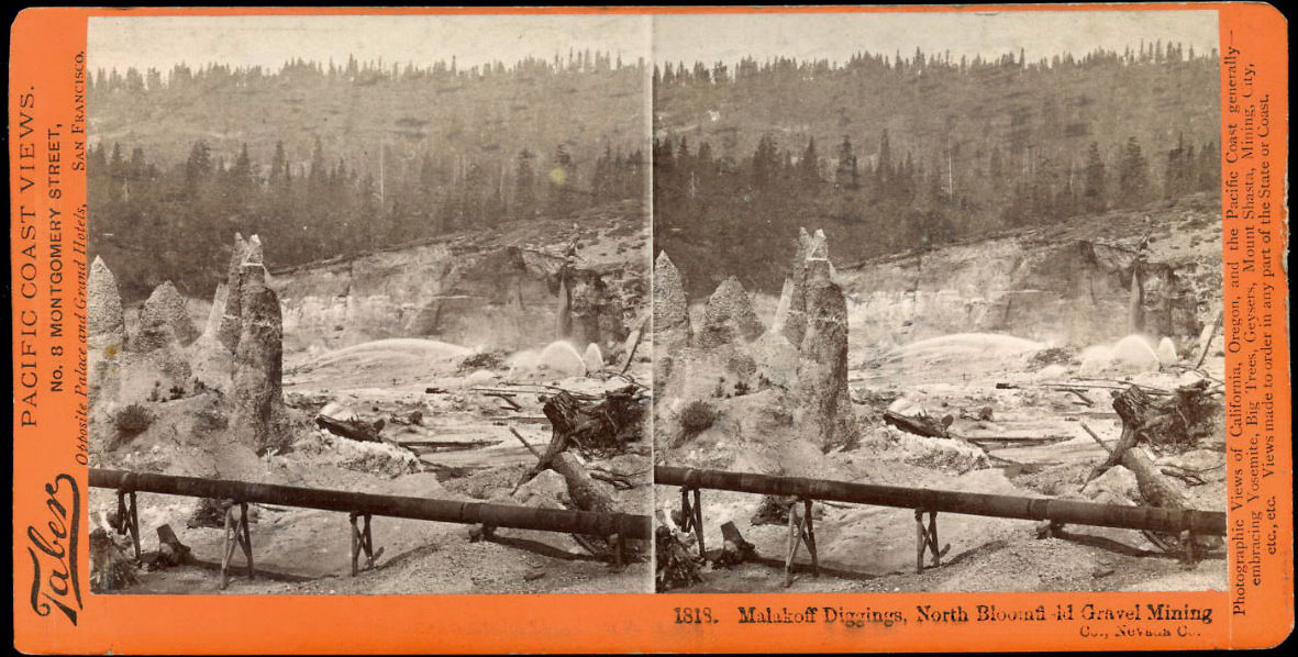 Watkins #1818 - Malakoff Diggings, North Bloomfield Gravel Mining Co., Nevada Co.