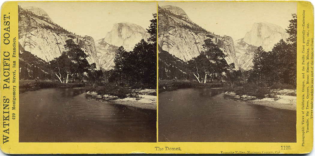 Watkins #1129 - The Domes, Yosemite Valley, Mariposa County, Cal.