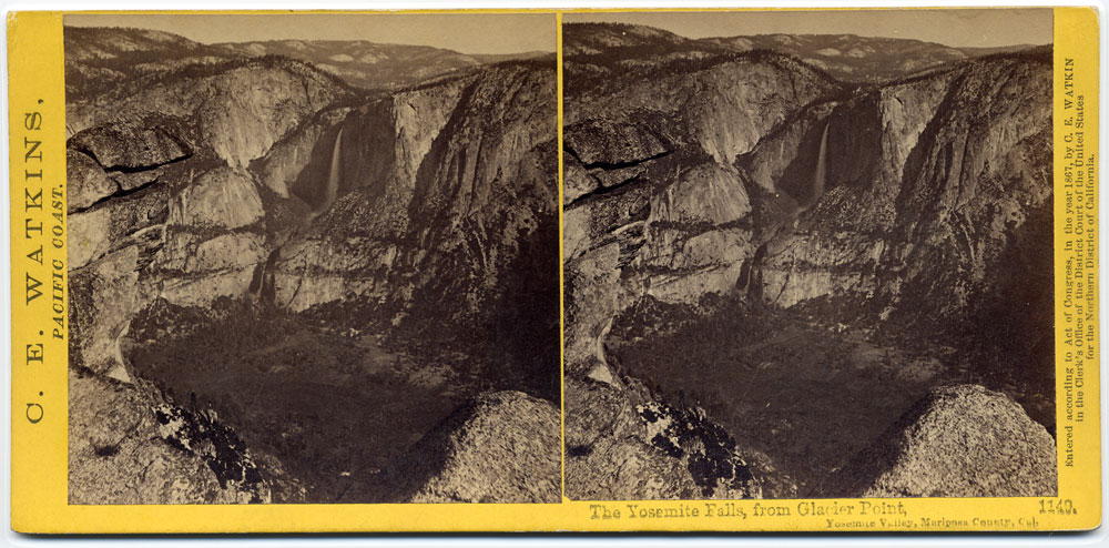 Watkins #1140 - The Yosemite Valley from the Mariposa Trail