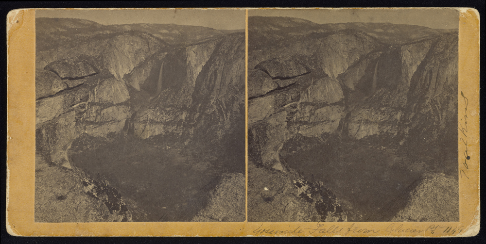 Watkins #1149 - Yosemite Falls from Glacier Pt