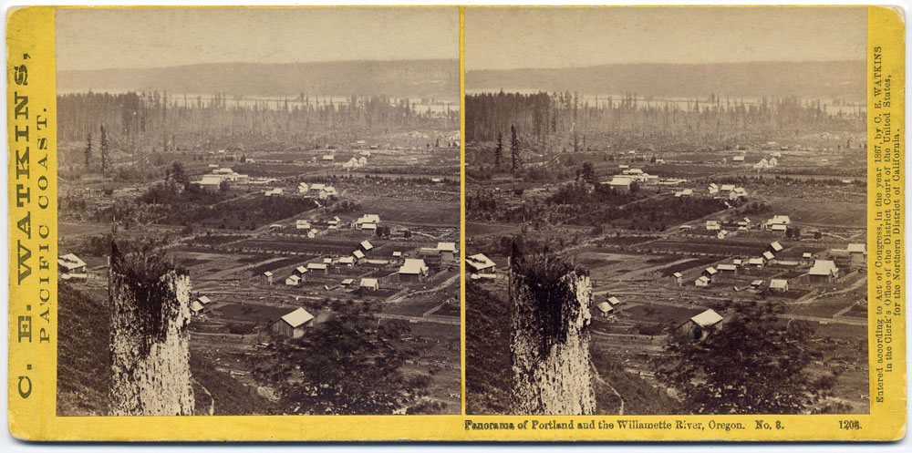 Watkins #1208 - Panorama of Portland and the Willamette River, Oregon #8