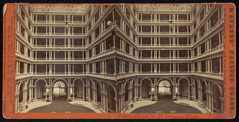Watkins #1662 - Palace Hotel, S.F., Interior View