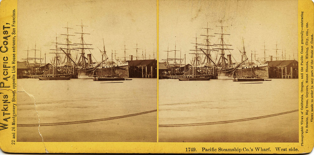 Watkins #1749 - Pacific Steamship Co.'s Wharf. West side.