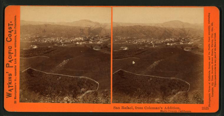 #2525 - San Rafael, from Coleman's Addition, Marin County, California