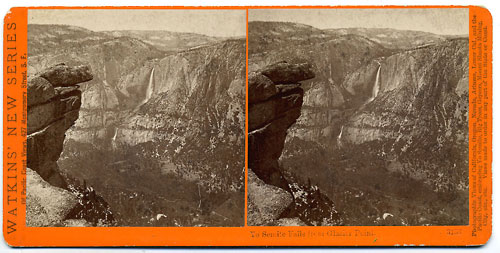 #3158 - Yosemite Falls, from Glacier Point, Yosemite Valley, Mariposa County, Cal.