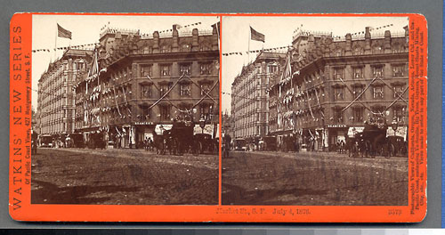#3573 - Market Street, San Francisco, July 4, 1876.