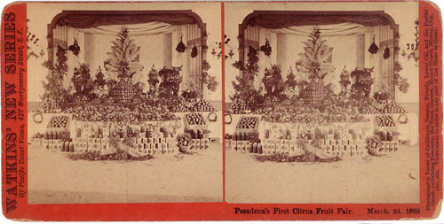 #4782 - Pasadena's First Citrus Fruit Fair. March 24, 1880