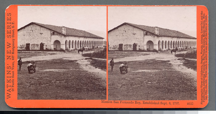 Watkins #4635 - Mission San Fernando Rey, Established Sept 8, 1797, Cal.