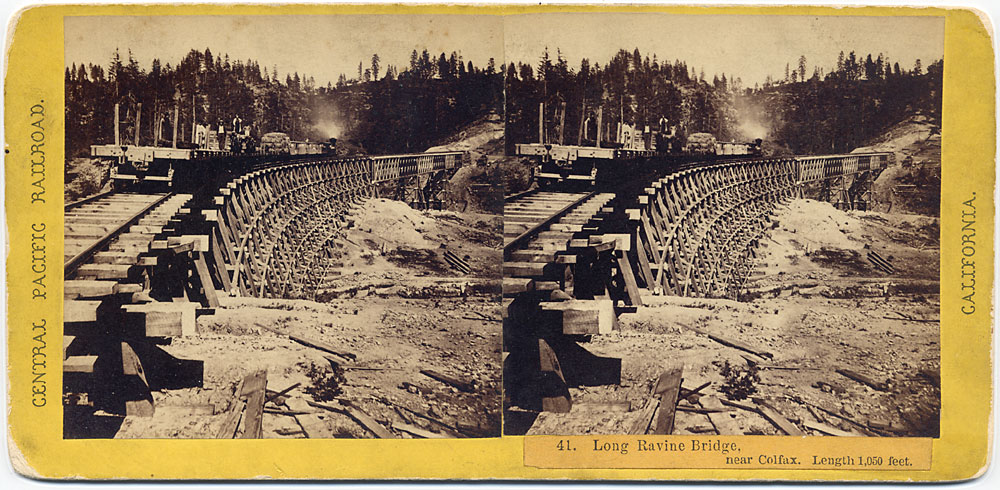 Watkins #41 - Long Ravine Bridge near Colfax, length 1050 feet