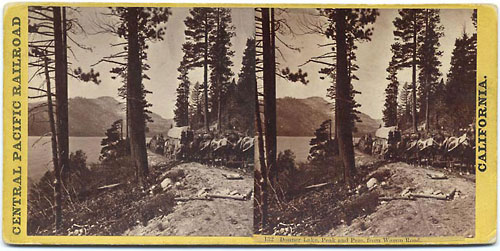 #132 - Donner Lake, Peak and Pass, from Wagon Road