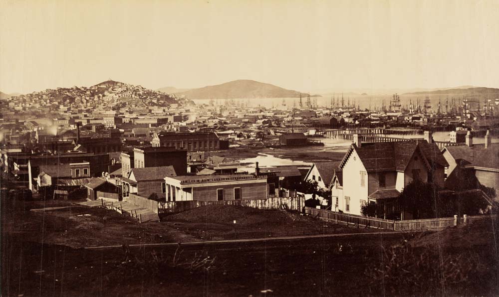 Watkins Unnumbered View - The City Front from Rincon Hill, First Street between Folsom and Harrison Streets, San Francisco