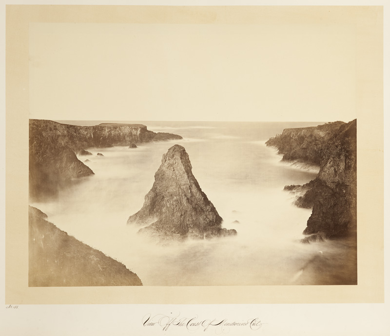 Watkins #188 - A Coast View, Rocks (No. 1), Mendocino County