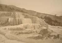 S-101 - Minerva Terraces, Mammoth Hot Springs, Yellowstone National Park, Wyoming Territory