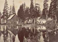 1250 - Independence Lake House, Foot of the Trail to Mount Lola, Nevada County