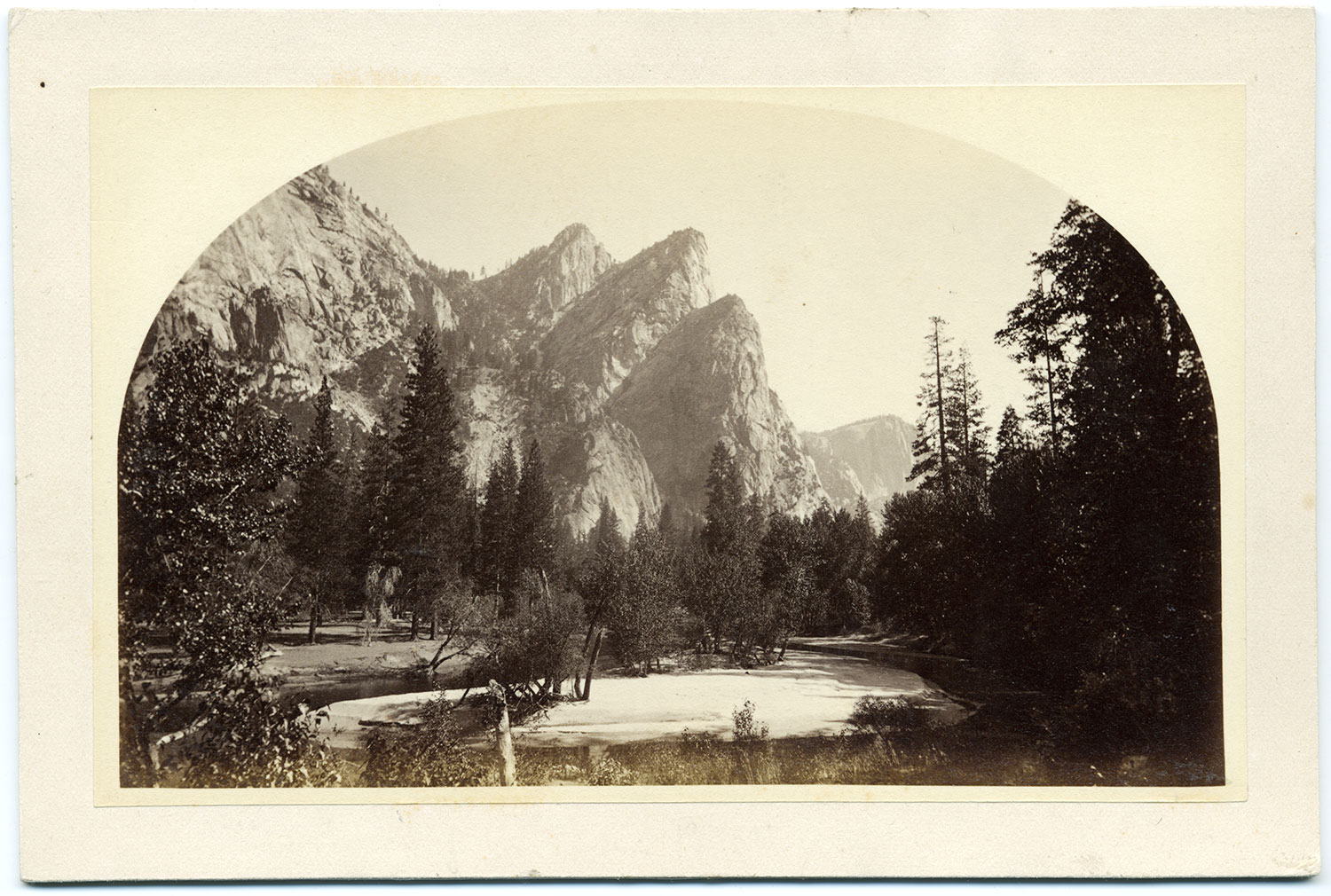 Watkins Unnumbered View - The Three Brothers, Yosemite