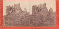 2763 - Witch Rocks, near Echo, Utah. U.P.R.R.