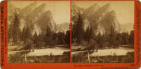 3066 - The Three Brothers, 4480 feet. Yosemite Valley, Mariposa Co., Cal.