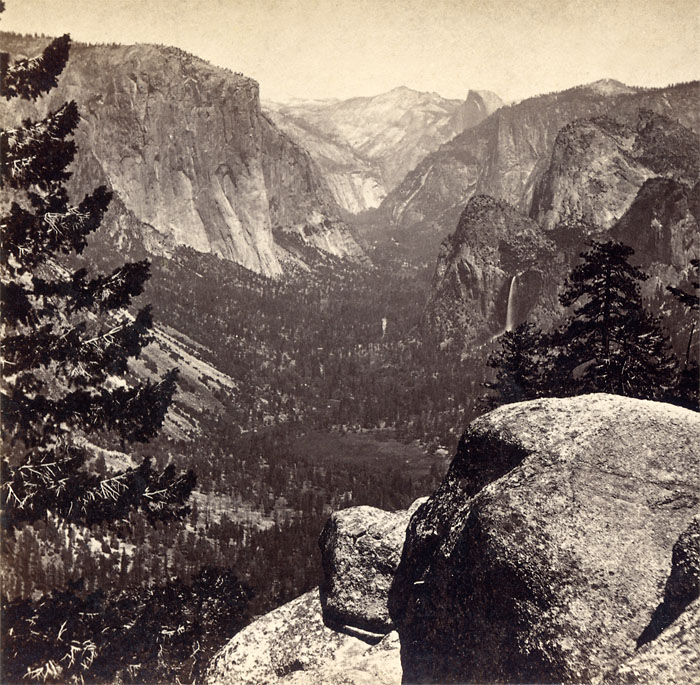 The Yosemite Valley, from the Mariposa Trail, 