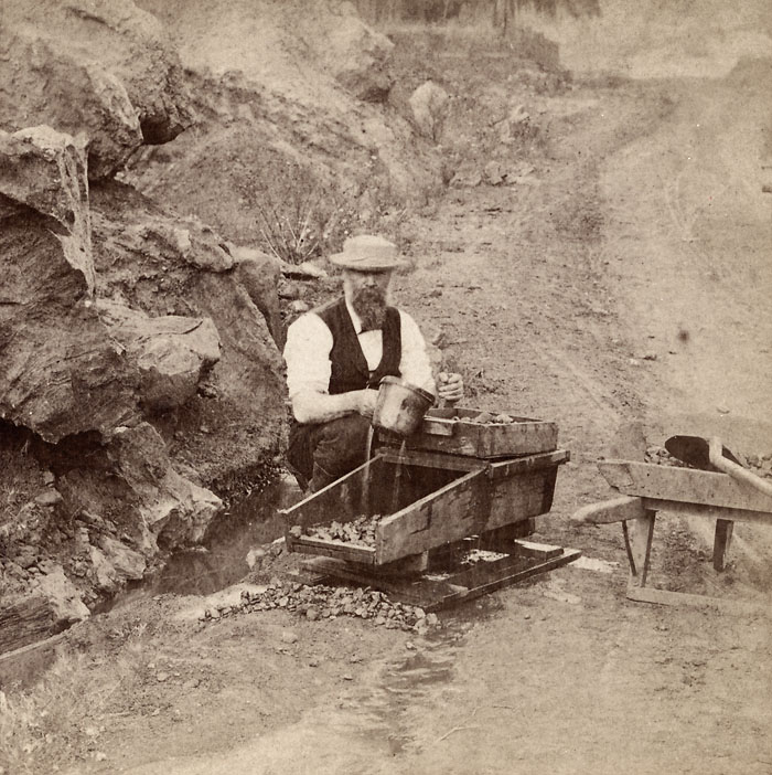 Primitive Mining. The Old Rocker.