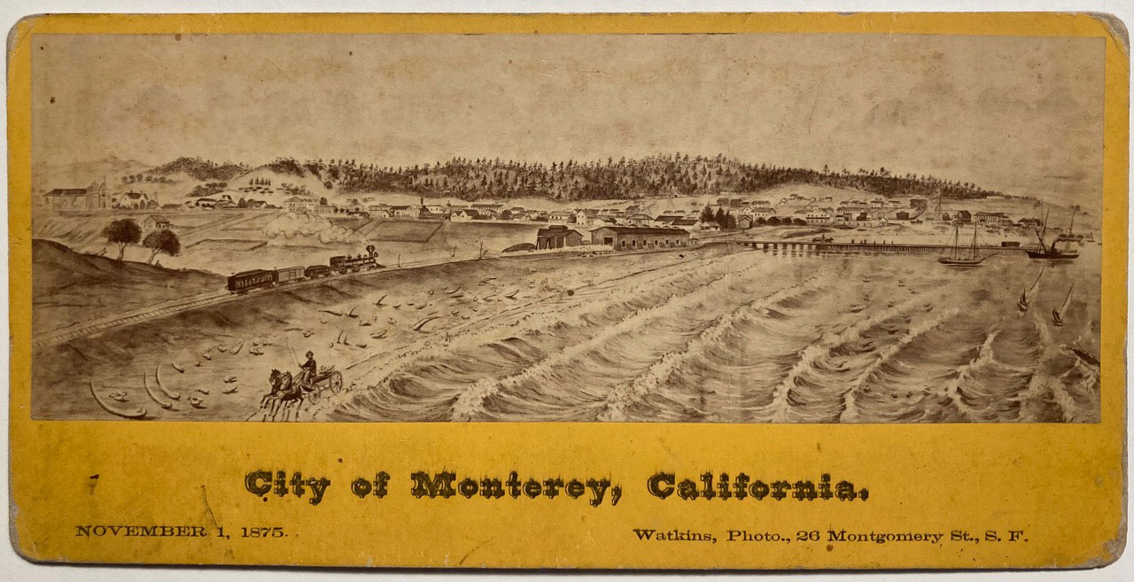 Watkins Unnumbered View - City of Monterey, California.  November 1, 1875