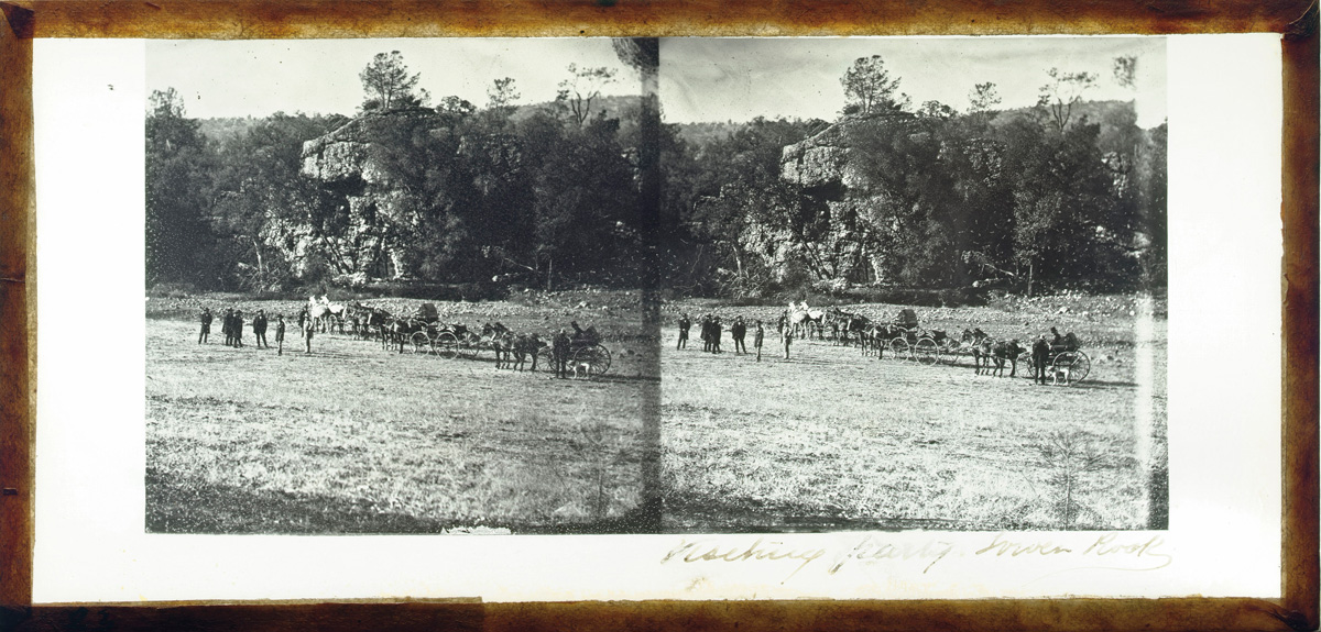 Watkins Unnumbered View - Visiting Party, Tower Rock
