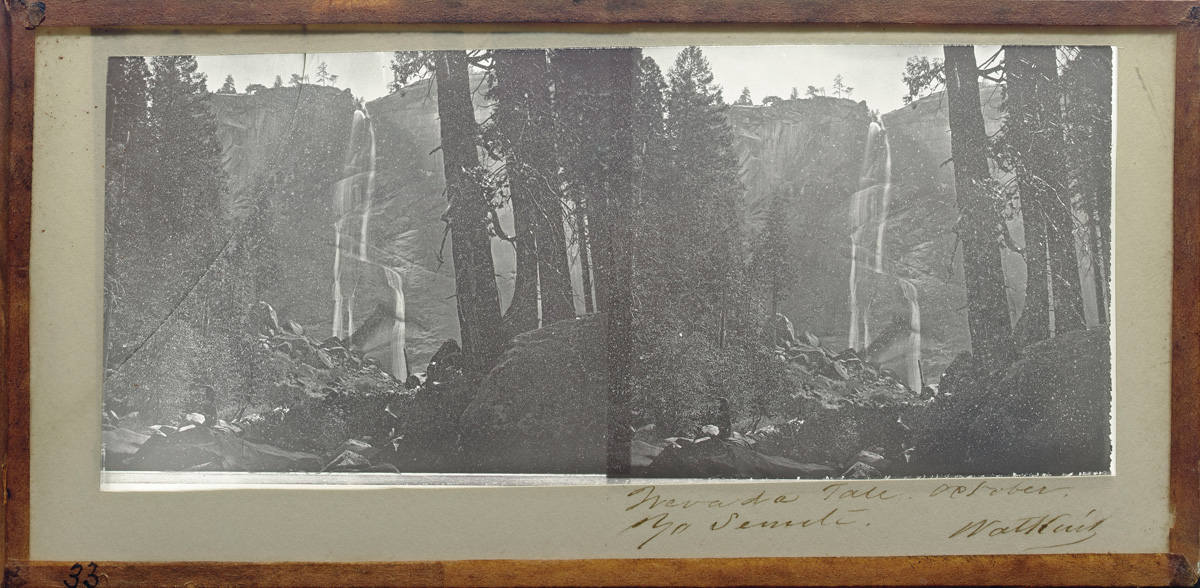 Watkins Unnumbered View - Nevada Fall. October. Yo Semite