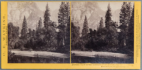 #11 - Distant View of the Yosemite Falls looking up the Valley