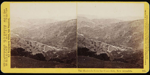 #141 - The Hacienda from the Cross Hill, New Almaden
