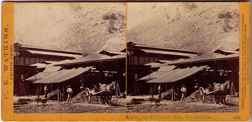 #148 - Sluicing the Old Furnace Beds, New Almaden.