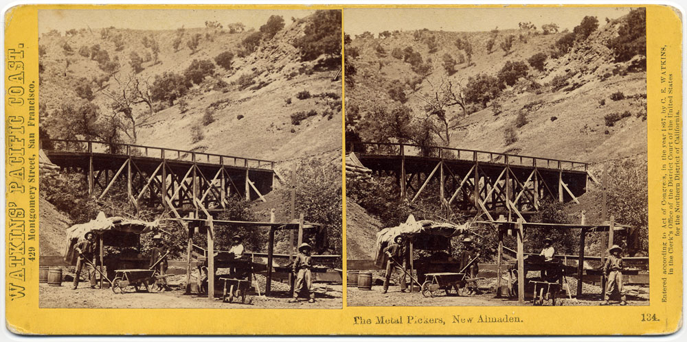 Watkins #134 - The Metal Pickers, New Almaden