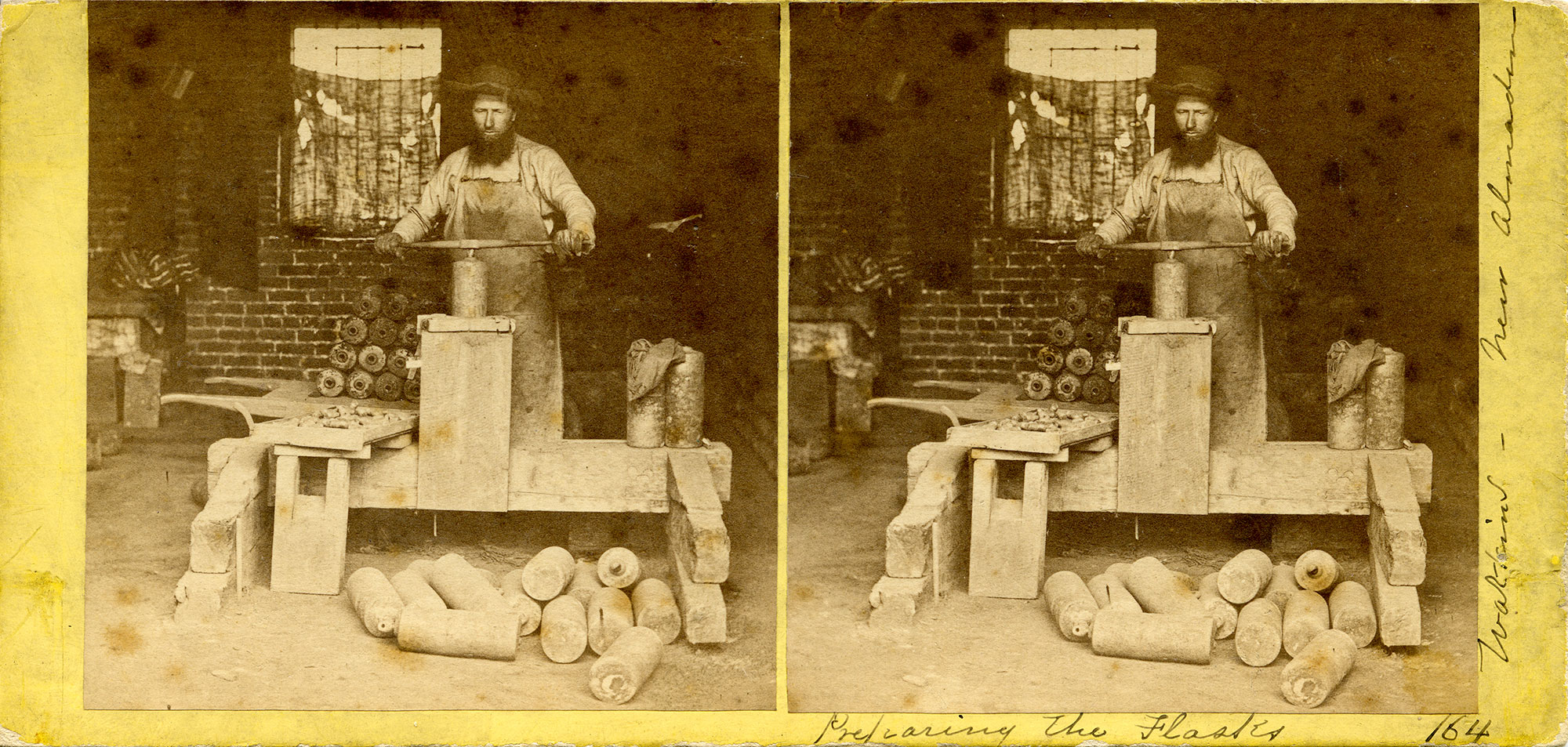Watkins #164 - Preparing the Flasks