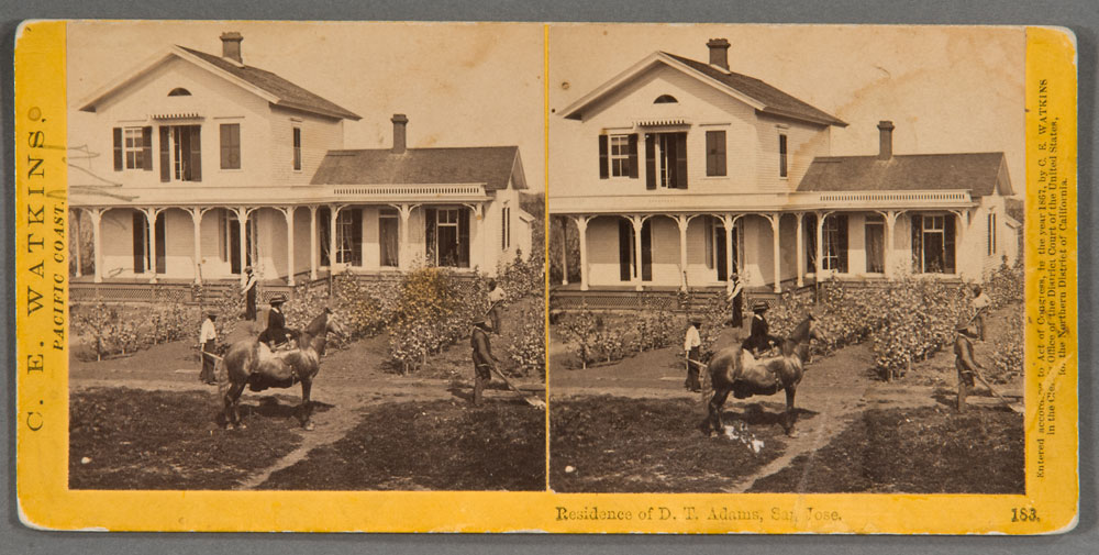 Watkins #183 - Residence of D. T. Adams, San Jose
