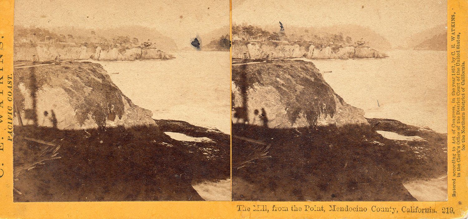 Watkins #219 - The Mill, from the Point, Mendocino County, California.