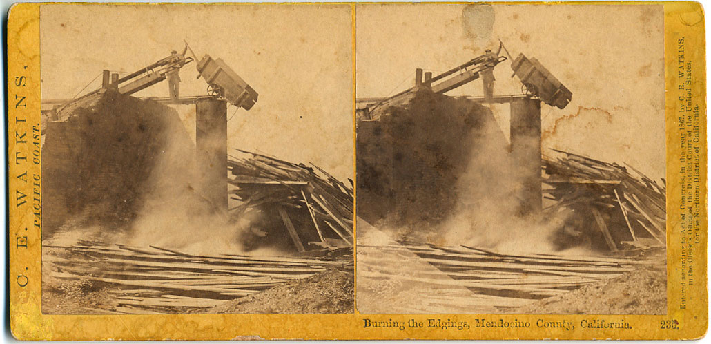 Watkins #235 - Burning the Edgings, Mendocino County, California