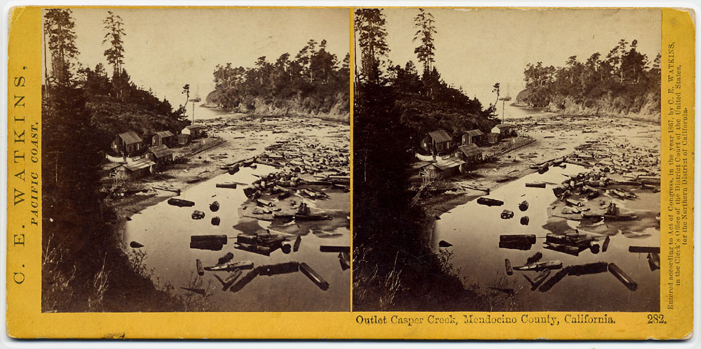 Watkins #282 - Outlet Casper Creek, Mendocino County, California