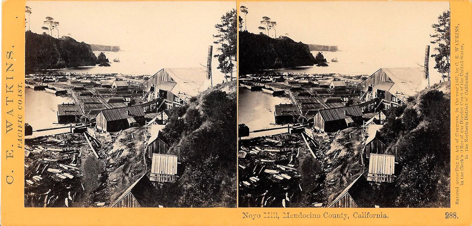 Watkins #288 - Noyo Mill, Mendocino County, California.