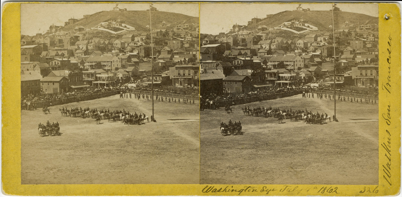 Watkins #326 - Washington Square, July 4th, 1862