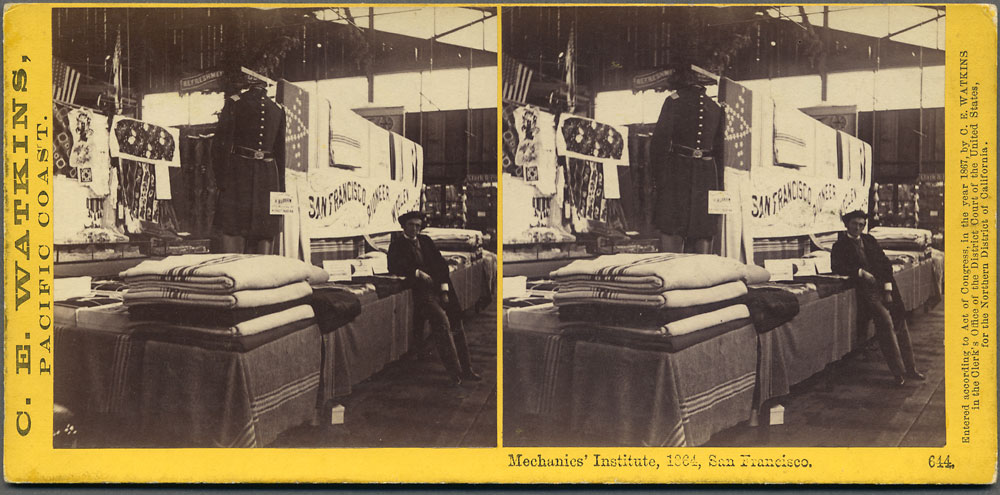 Watkins #644 - Mechanics' Institute, 1864, San Francisco.