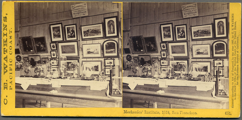 Watkins #651 - Mechanics' Institute, 1864, San Francisco.