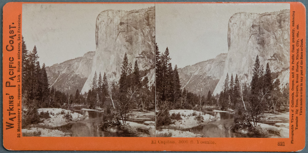 Watkins #821 - El Capitan, 3600 ft. Yosemite.