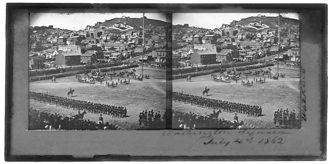 Unnumbered View - Washington Square, July 4th 1862